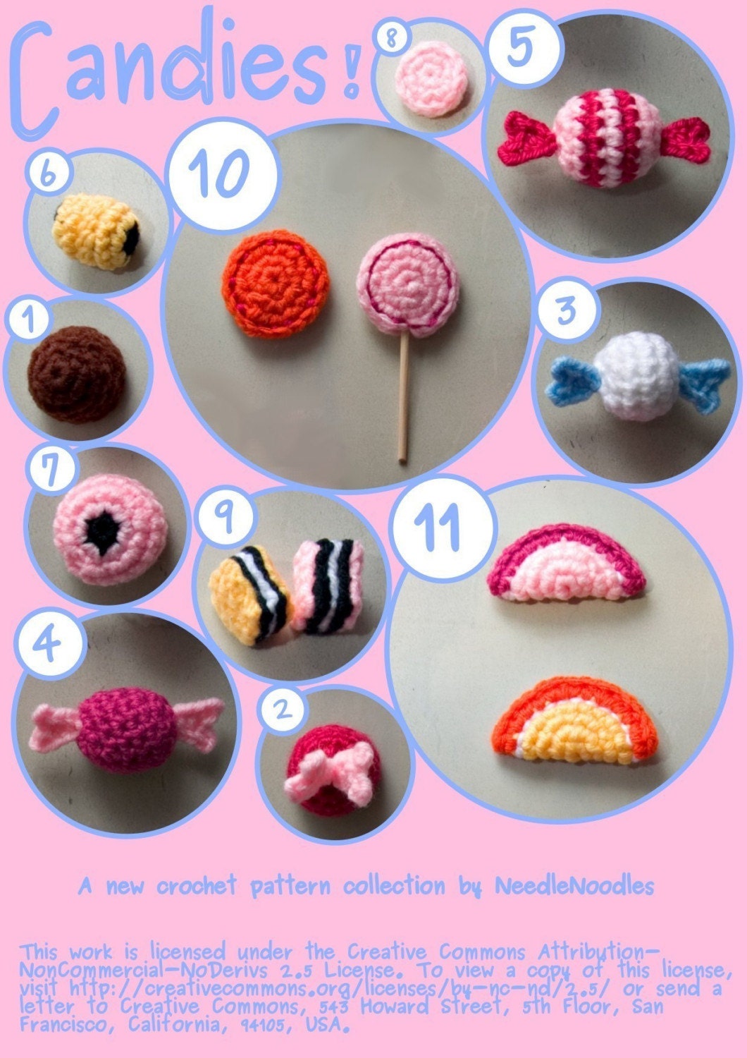 Amigurumi Candy Pattern Collection PDF