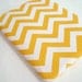 Laptop sleeve, MacBook pro case, MacBook air cover for 13 inch--- Chevron stripes on maize