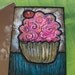 Fat Albert Cupcake - Print from Original Wood Block Painting img