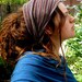 Multicoloured Purples Hippie Boho Traveler's Striped Cotton Stretch Headband / Dreadlock Band GIFT IDEAS