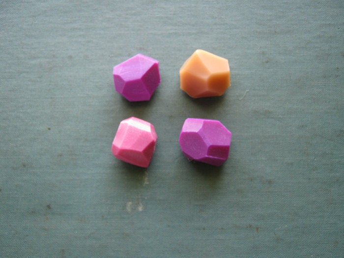 Geo Magnets - Rose, Magenta, Flesh
