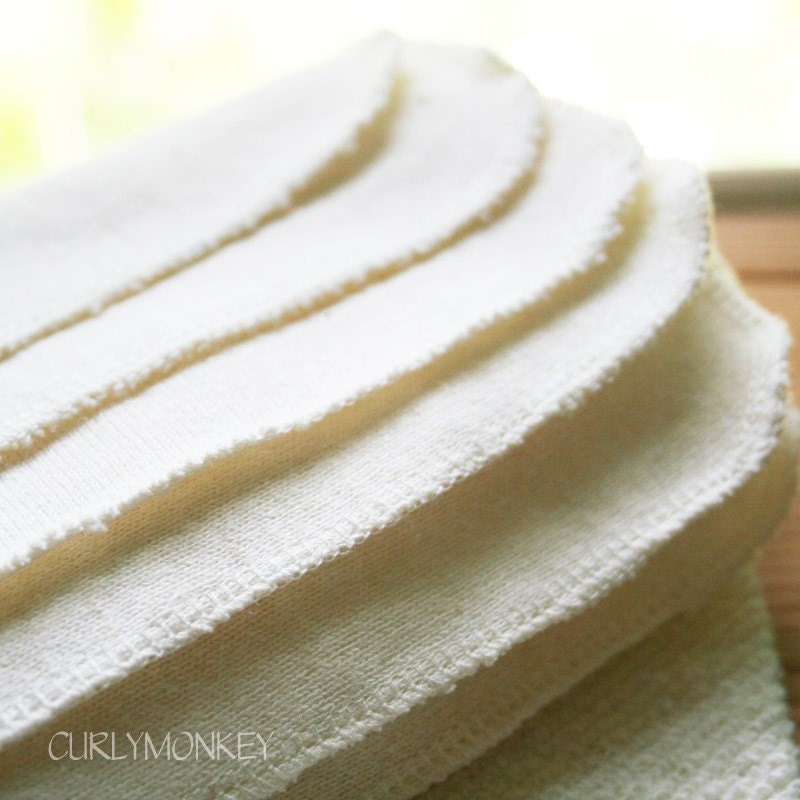 organic baby wipes, cloth diaper wipes, eco-friendly washcloths: 12 pk 9" x 9" hemp organic cotton french terry