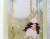 White Rabbit Tile Coaster