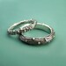Sterling Silver Twig Wedding Rings - Recycled Sterling Silver - Pine Branch