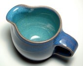 Creamer - Blue and Teal Pottery