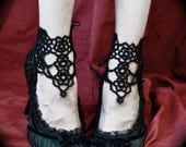 Tatted Lace Ankle Corsets - Grand Daisy