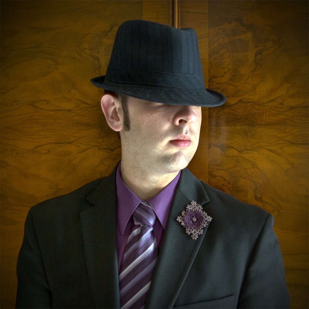Tatted Lapel Pin - My Immortal Boutonniere - Custom