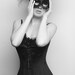 Masquerade - Tatted Sequin Lace Mask - Custom Piece