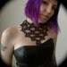Tatted Lace Statement Necklace - Lace Maille - A Starry Night