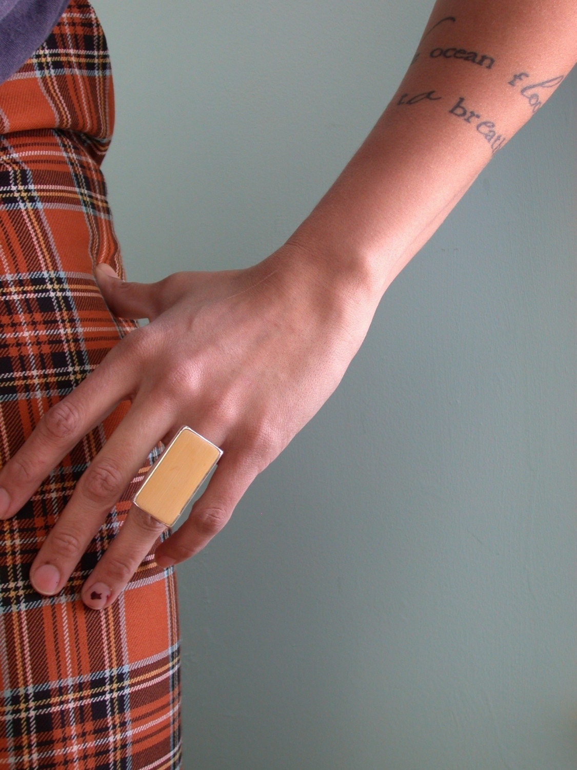 knock on wood rings - bamboo