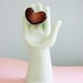 THE ring worn by Ms Esperanza Spalding on stage at the ACADEMY awards, 2012 - massive and fabulous agate heart knuckle ring