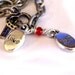 Heartbeat Hand sculpted Anatomical Heart Necklace