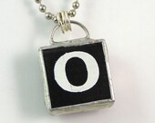 Letter O Initial Pendant Necklace