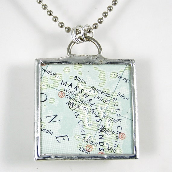 Marshall Islands Map Pendant