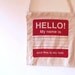 HELLO Tote bag : Red