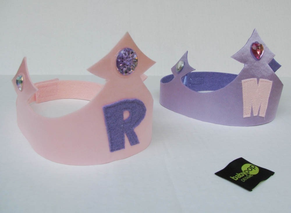 1 Custom Princess Prince Crown with Childs Initial Il_570xn