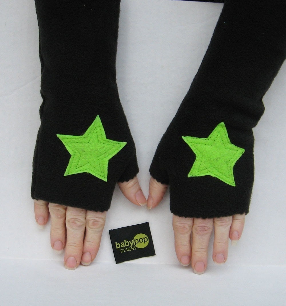 Kids Fingerless Superhero Star Gloves cuff Il_570xn