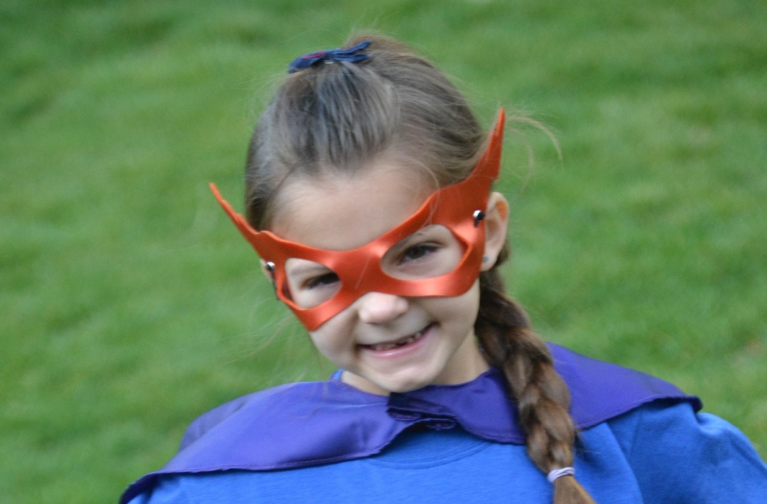 Superhero mask kid lightenbolt or Princess Mask Your color choice Il_570xn