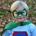 Superhero mask kid lightenbolt  or Princess Seen in INC Magazine