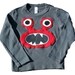 Red Bernard Monster Tee L/S sizes 2,4,6,8