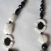 Black Onyx and White Howlite Necklace