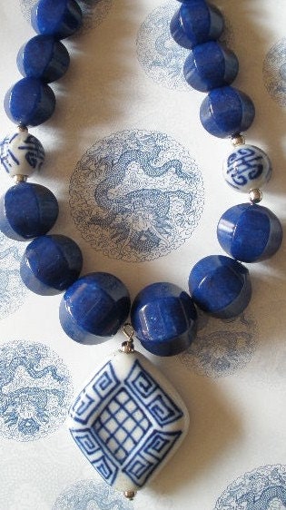 Oriental Blues Necklace