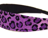 Girls Child Children's  Headband  -  BELLA PURPLE   Reversible Fabric