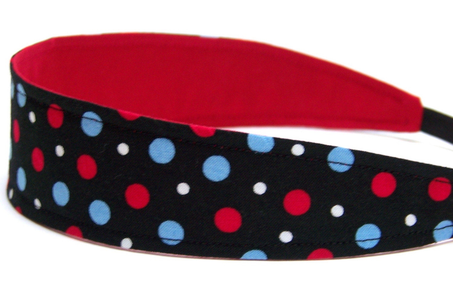 Reversible Fabric Headband  -  AMERICANA   Headbands for Women