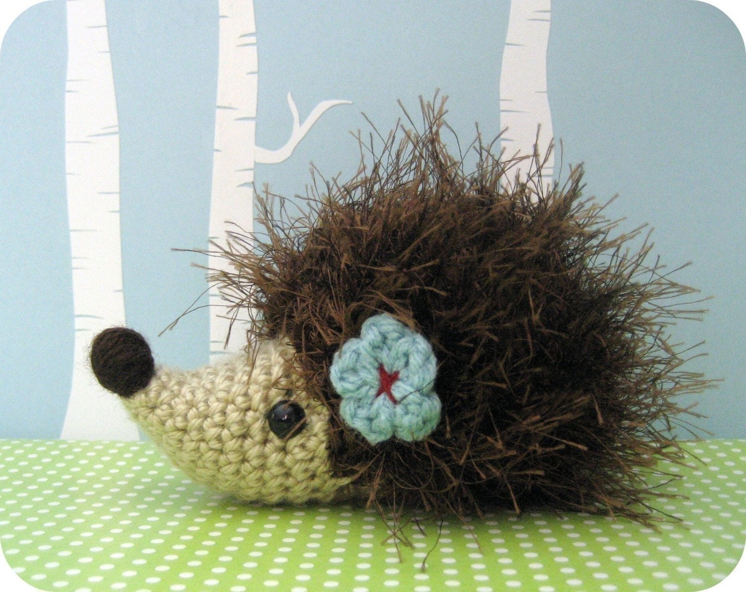Amigurumi Pattern Crochet Hedgehog Digital Download