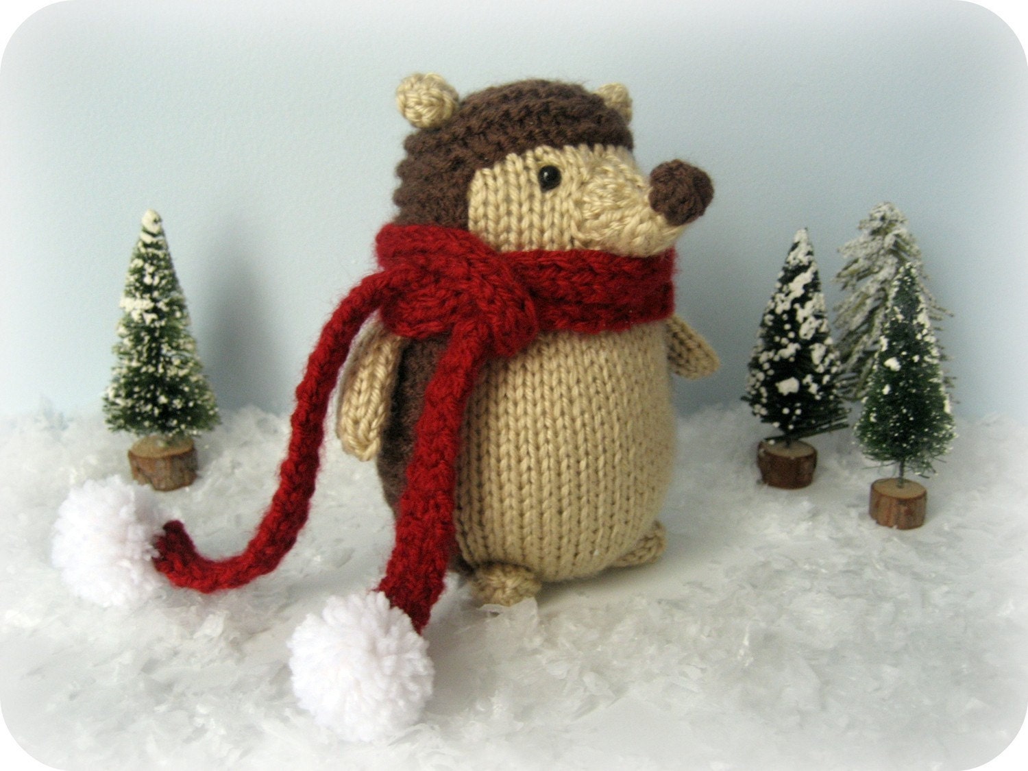Sale - Amigurumi Hedgehog Pattern Knit Digital Download