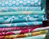 16 Fat Eighth Fabric Bundle. Designer Cotton Prints. GRAB BAG, See All Images For Examples.