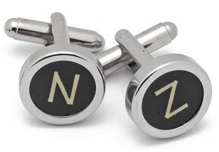CUFFLINKS Typewriter Key Custom Vintage Intials Wedding UNIQUE GIFT
