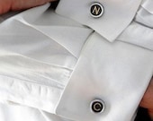 Custom Vintage Typewriter Key Cufflinks INITIALS WEDDING UNIQUE Gift