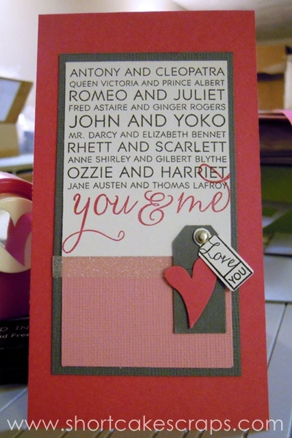 perfect couples greeting card