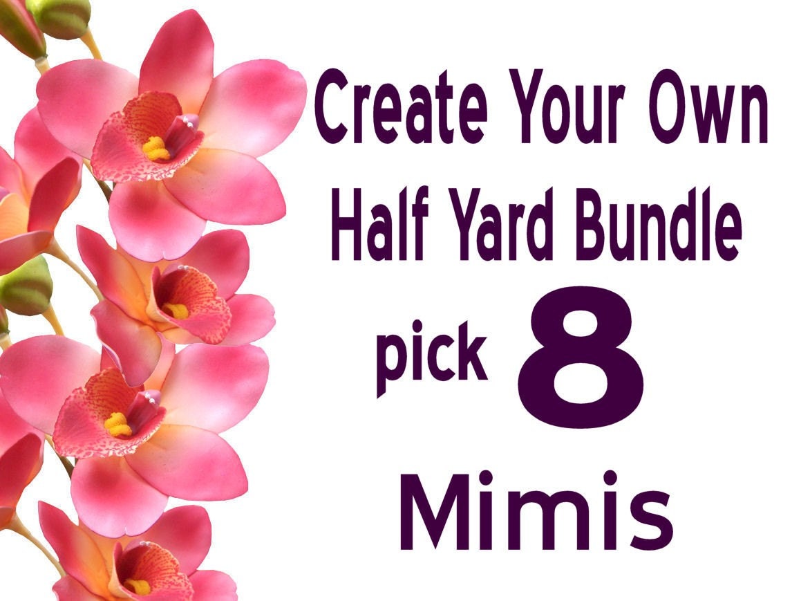 Create Your Own --8 Half Yard Bundle Cotton Quilt Fabric