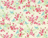 Sugar Hill by Tanya Whelan  / Birdy in  Ivory /1 Yard Quilt Fabric