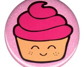 Happy Cupcake Mirror with gray bag