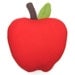 Large Happy Apple Plush Pillow