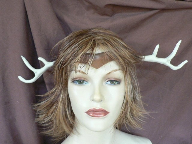 Antlers... handsculpted from leather, great costume accessory