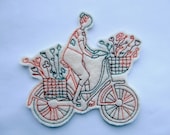 The Biker Applique Iron on Version