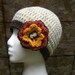 Color Me Sexy Crochet Hat with Cameo Button