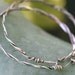 Twisted Sterling Hoops