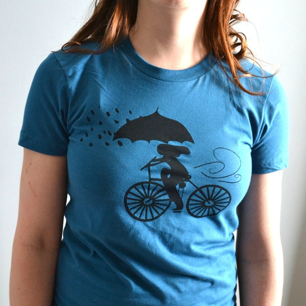 Ride in the Rain Womens Tee
