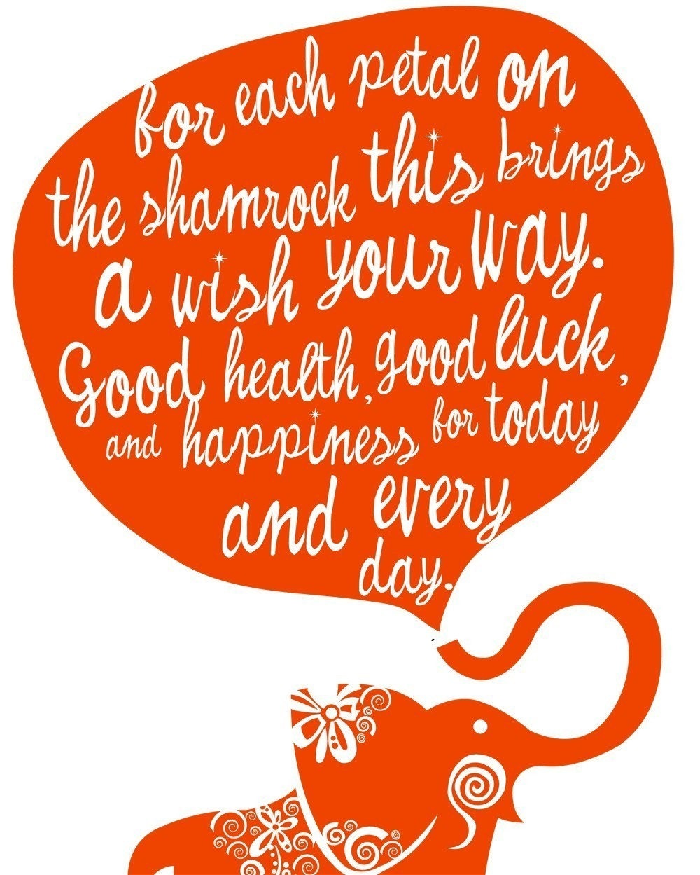 Good Luck -Orange-