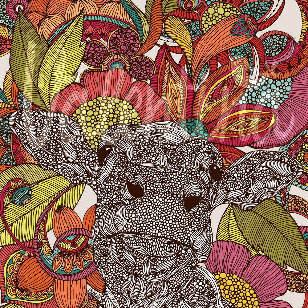 Arabella and the flowers