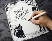 SALE- Dry Erase Memo Board -Do or Die- laminated and reusable- Last one, half price