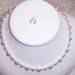 Bridal Necklace with Swarovski Pearls and Crystals