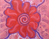 Peace and Love, original oil on canvas