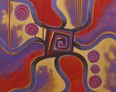 Reconstruction original oil painting