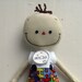 Autism Awareness cloth rag boy doll handmade
